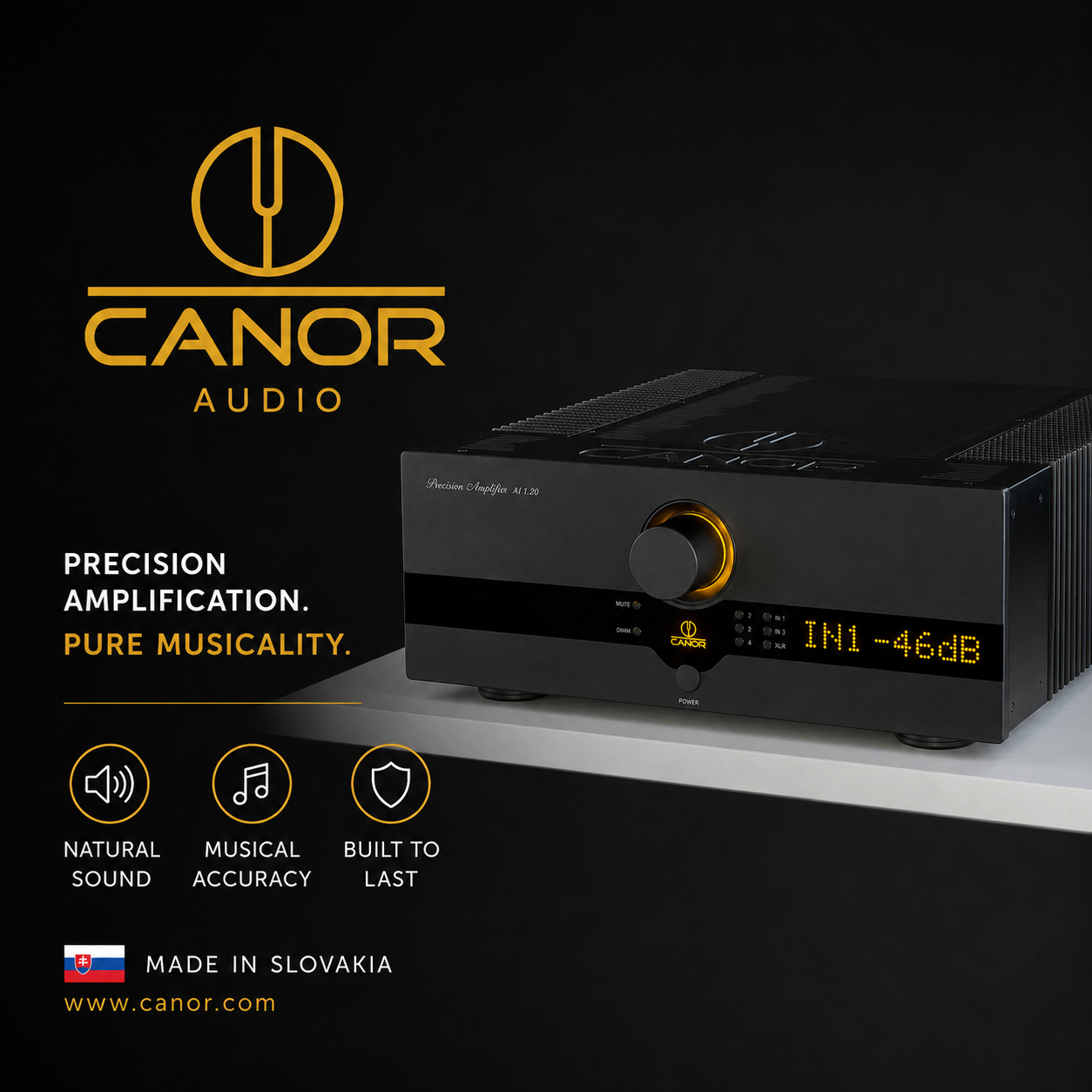 Canor Audio Made in Slovakia