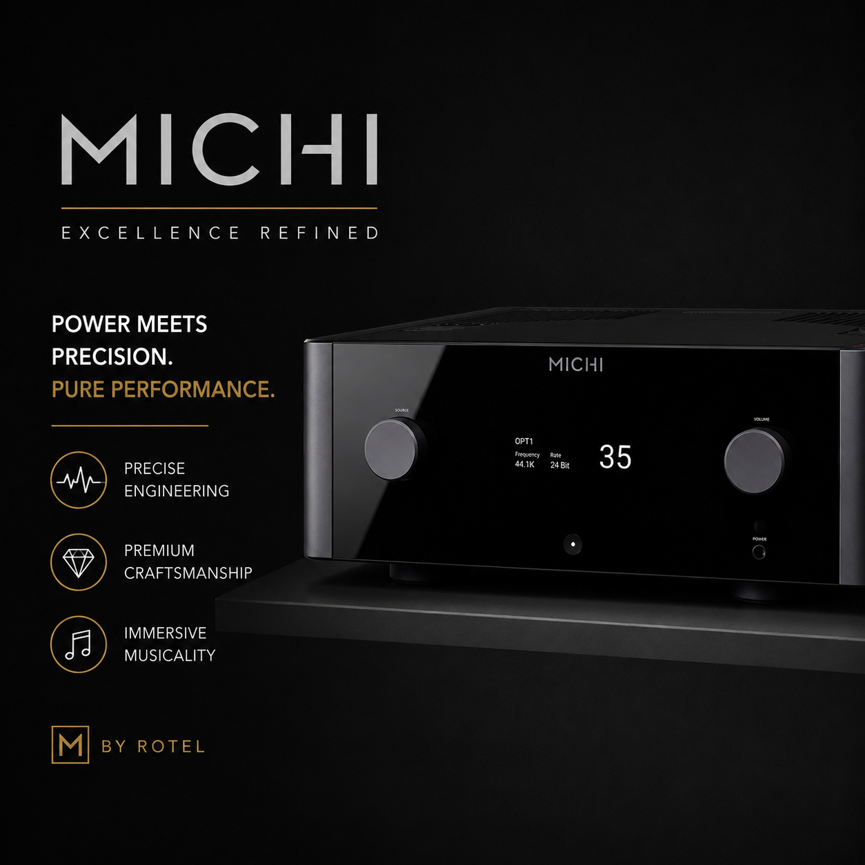 Michi by Rotel, high quality that is next level.