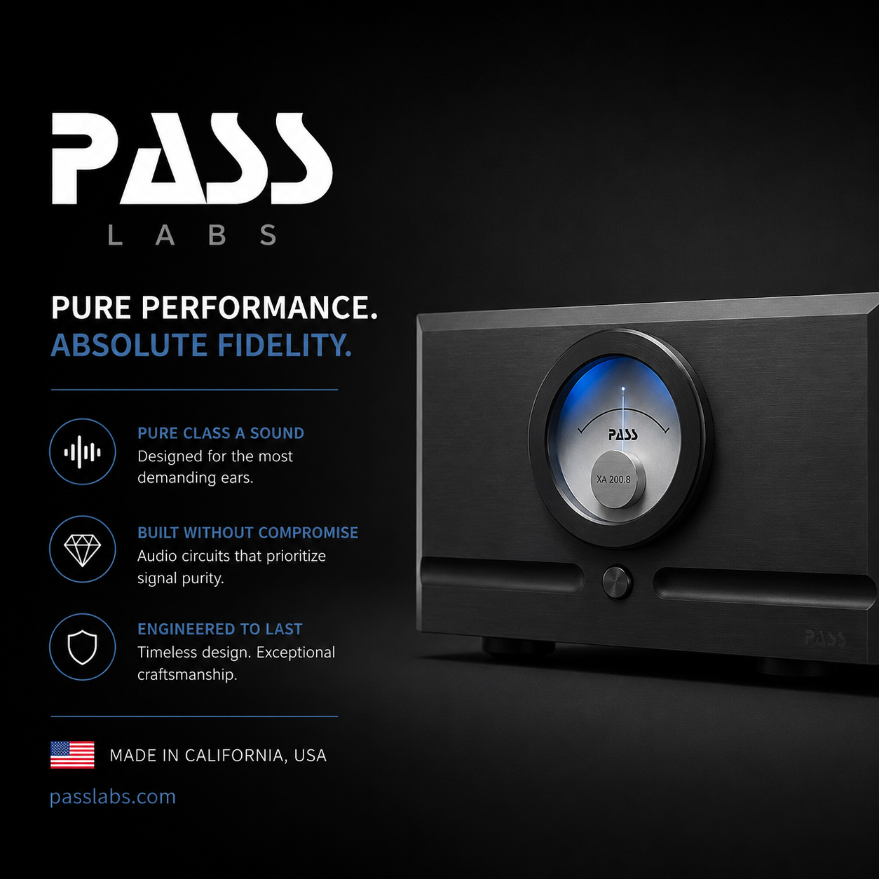 Pass Labs High End Audio Made In USA