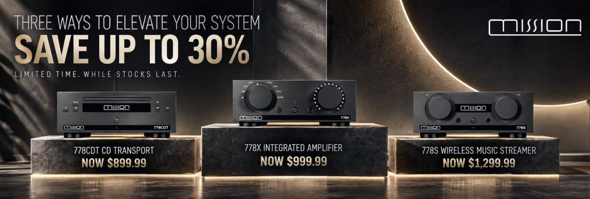 Mission 778 Series Sale – Up to 30% off until the 15th October, 2026!
