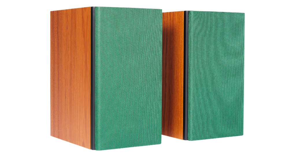 encel-gelati-bookshelf-speakers-caramel-walnut-eucalyptus-green-grilles-cropped-stereophonic.png