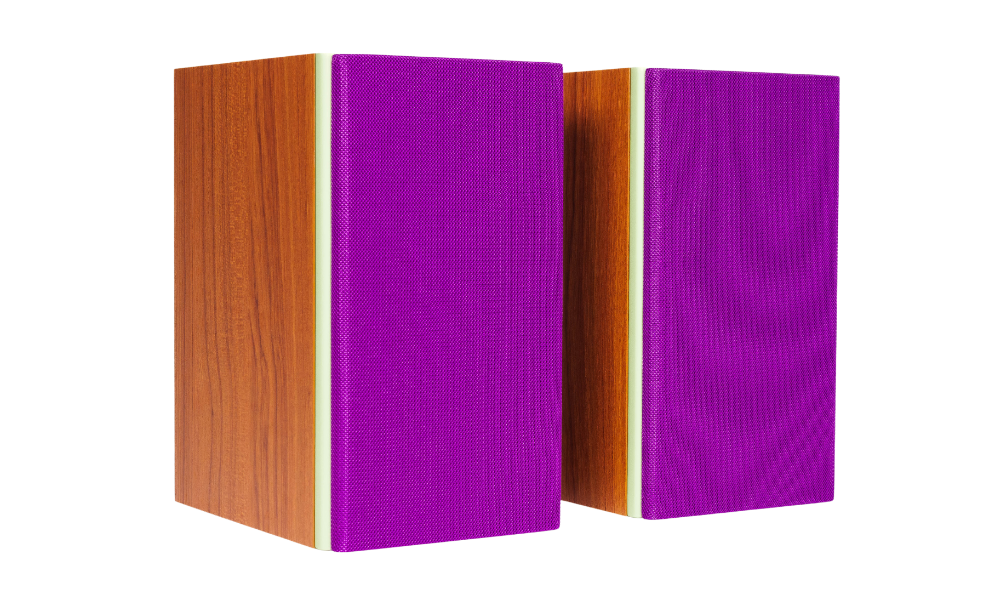 encel-gelati-bookshelf-speakers-walnut-pistachio-plum-purple-grilles-cropped-stereophonic.png