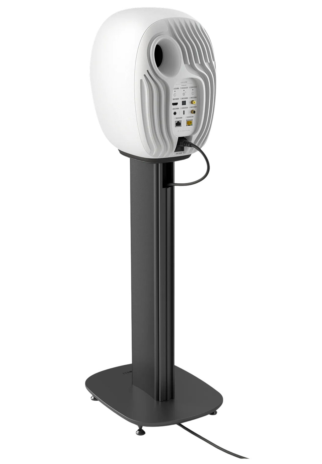 kef-s-luxe-floor-stand-with-mineral-white-speaker-rear-cropped-stereophonic.png kef-s-luxe-floor-stand-with-mineral-white-speaker-rear-cropped-stereophonic.png