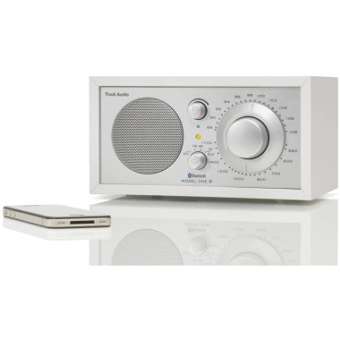Tivoli Audio Model One BT in White & Silver - Stereophonic