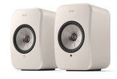 KEF LSX II LT Wireless Bookshelf Speakers (pair) in white Stone