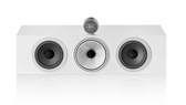 B&W HTM71 S3 Centre Channel Speaker in White. Front image

