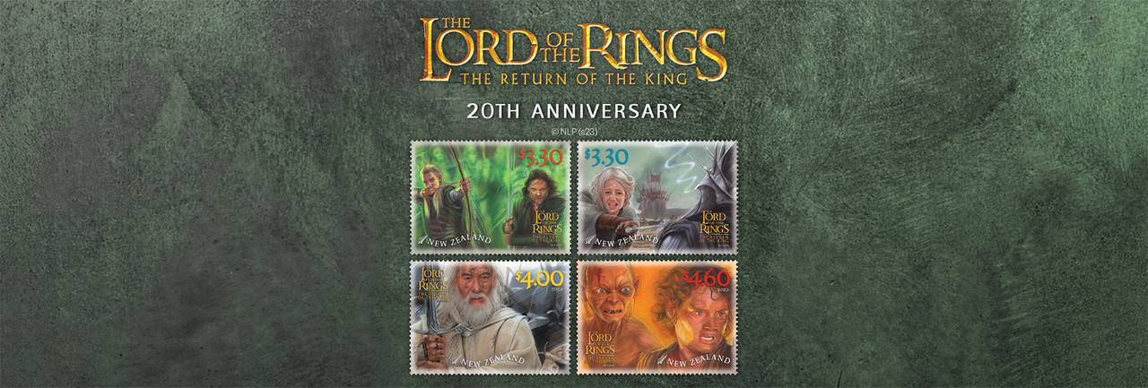 Return of the King NZ Post 20th anniversary collectibles