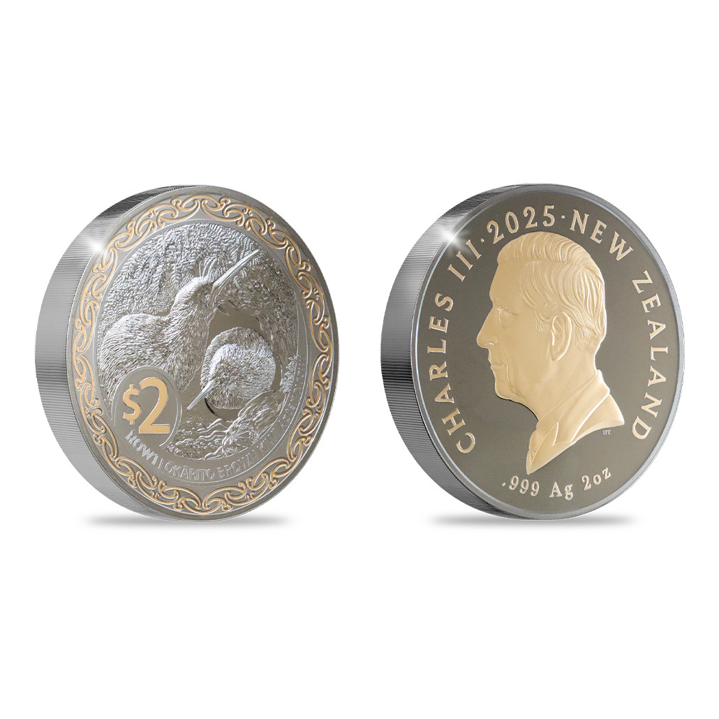 2025 Kiwi 2oz Silver Proof Coin - NZ Post Collectables