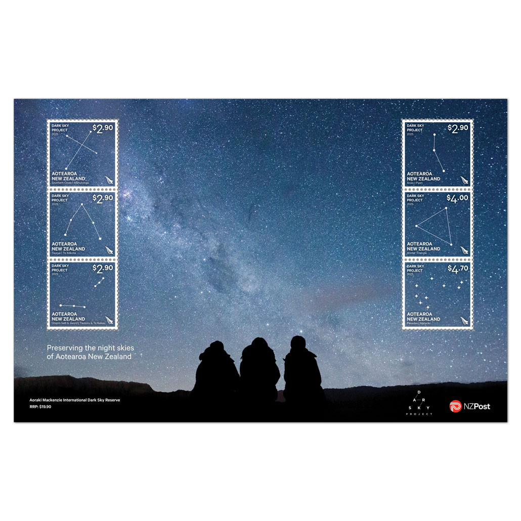 Dark Sky Set of Mint Stamps NZ Post Collectables