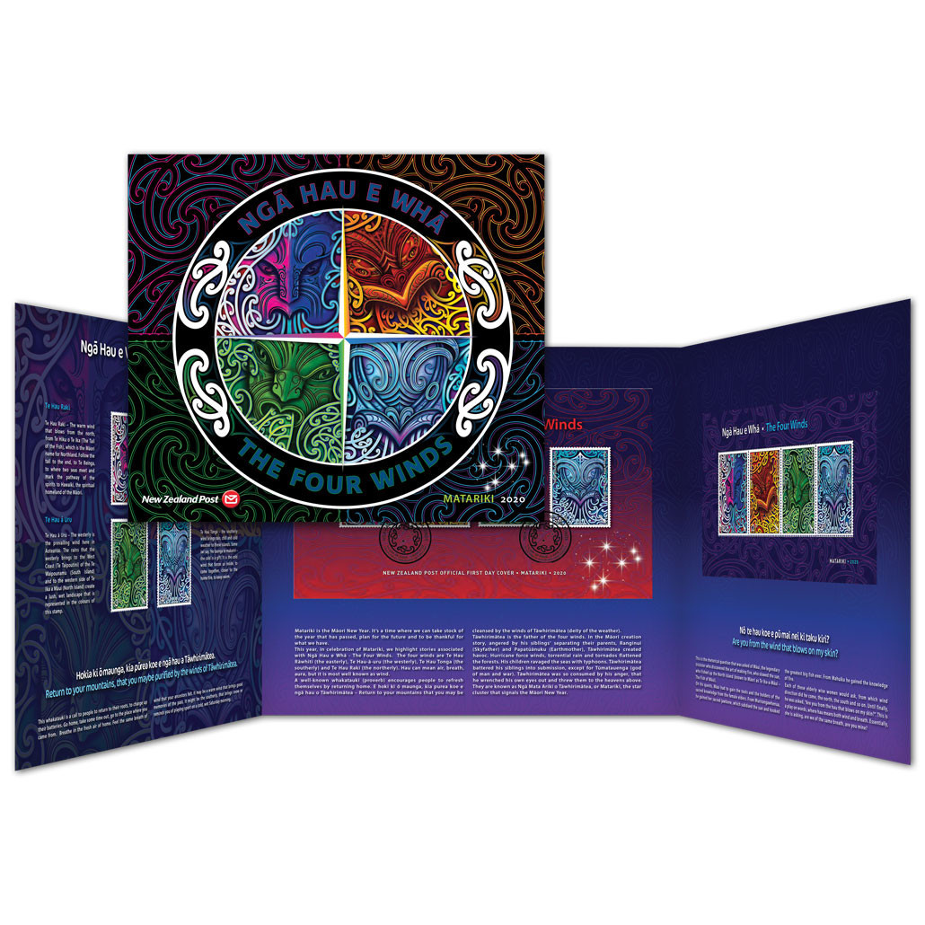 2020 Nga Hau e Wha - The Four Winds Presentation Pack | NZ Post