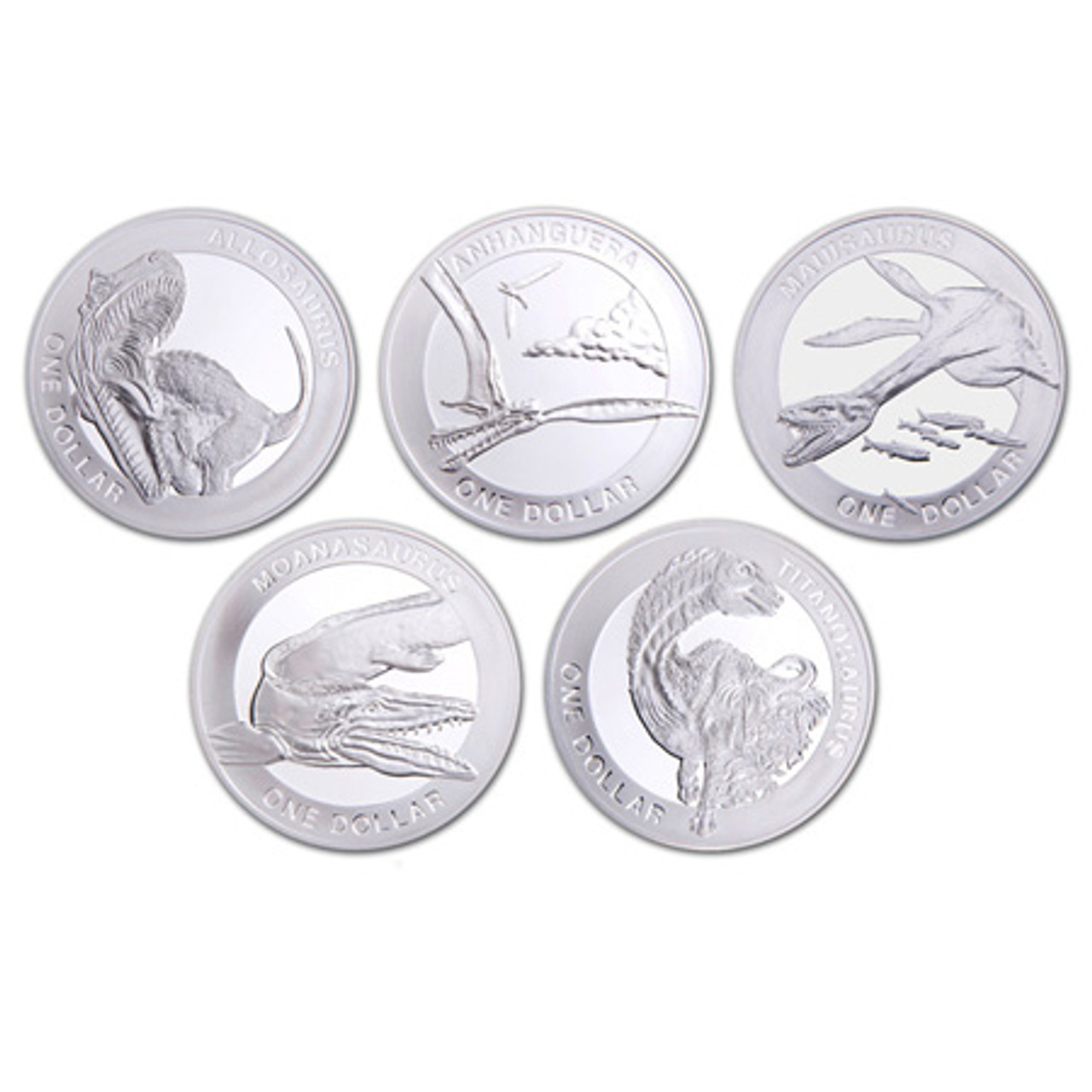 ニュージーランド 古代爬虫類 コインセット 2010年 銀貨 da1601 ニュージーランド 古代爬虫類 コインセット 2010年 銀貨 da1601