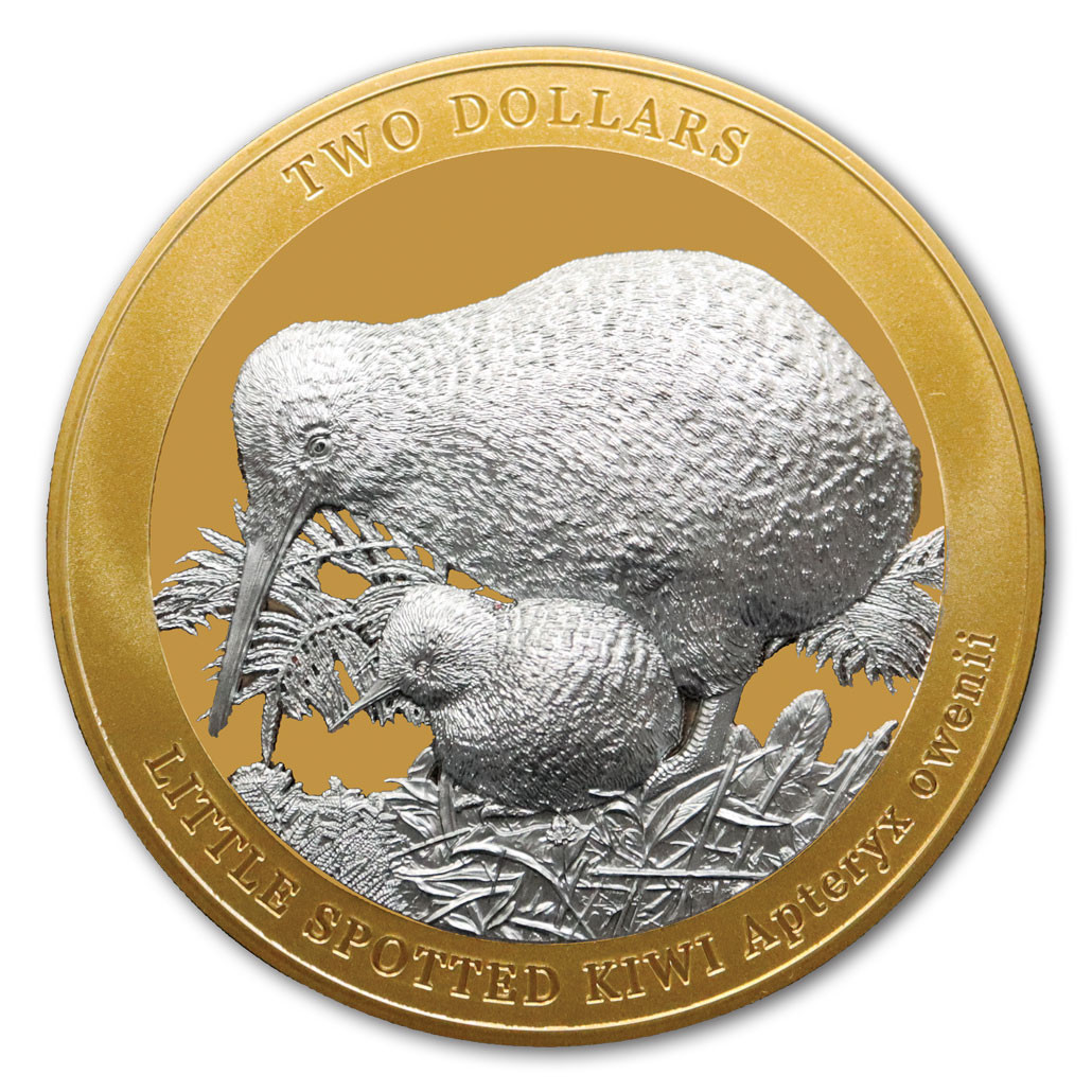 2022年限定ニュージーランド キウイ 2oz(2オンス) シルバー銀貨 2022 Kiwi 2oz Silver Black Proof Coin - NZ Post Collectables