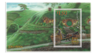 New stamps celebrate Lord of the Rings twenty-year anniversary, hand painted by artist Sacha Lees