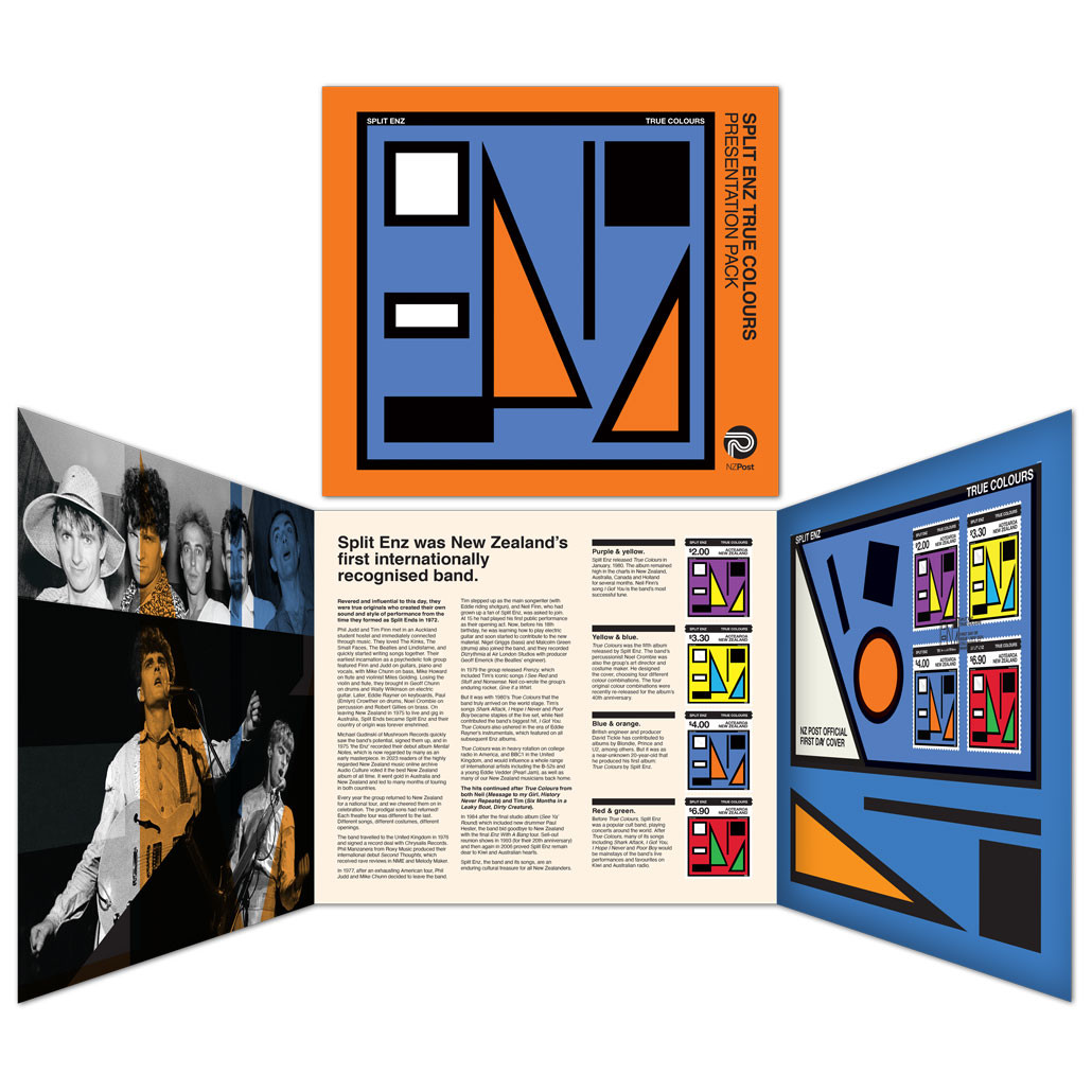 2024 Split Enz True Colours Presentation Pack - NZ Post Collectables