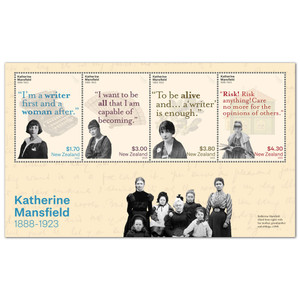 2023 Katherine Mansfield 1888-1923 Mint Miniature Sheet | NZ Post Collectables