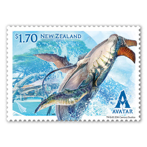 2023 Avatar - The Way of Water - Tulkun $1.70 Stamp | NZ Post Collectables