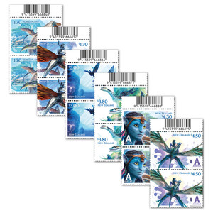 2023 Avatar - The Way of Water Set of Barcode B Blocks | NZ Post Collectables