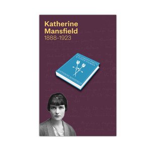 Katherine Mansfield 1888-1923 Pin - packaging | NZ Post Collectables