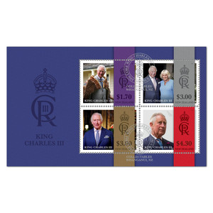 2023 King Charles III Cancelled Miniature Sheet | NZ Post Collectables