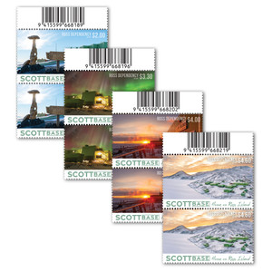 Ross Dependency - Scott Base Set of Barcode B Blocks | NZ Post Collectables