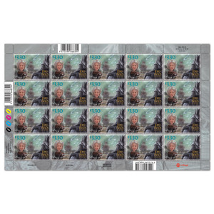 2023 The Lord of the Rings: The Return of the King 20th Anniversary The Shieldmaiden of Rohan $3.30 Stamp Sheet | NZ Post Collectables