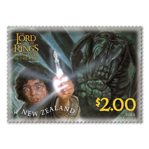 2023 The Lord of the Rings: The Return of the King 20th Anniversary - Shelob $2.00 Stamp | NZ Post Collectables