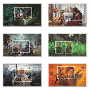 2023 The Lord of the Rings: The Return of the King 20th Anniversary Set of Cancelled Miniature Sheets | NZ Post Collectables