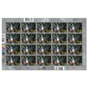 2023 The Lord of the Rings: The Return of the King 20th Anniversary - Shelob $2.00 Stamp Sheet | NZ Post Collectables