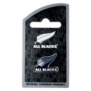 2023 All Blacks Rugby Fern Logo Pin - Black | NZ Post Collectables