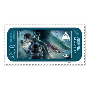 2024 Making Games - A Developing Industry - Depth $2.00 Stamp | NZ Post Collectables