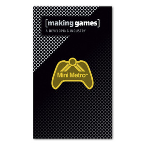 2024 Making Games - A Developing Industry Pin - Mini Metro | NZ Post Collectables
