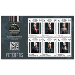 2024 Veterans Mint Miniature Sheet | NZ Post Collectables