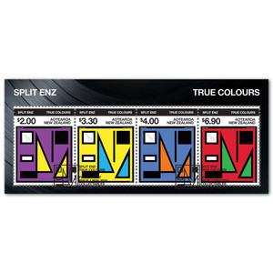 2024 Split Enz True Colours Cancelled Miniature Sheet | NZ Post Collectables