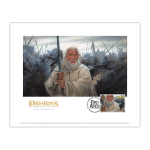 2023 The Lord of the Rings: Return of the King 20th Anniversary - Gandalf and the Moth Mini Art Print | NZ Post Collectables