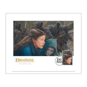 2021 The Lord of the Rings: The Fellowship of the Ring 20th Anniversary - Flight to the Ford Mini Art Print | NZ Post Collectables