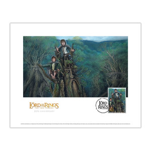 2022 The Lord of the Rings: The Two Towers 20th Anniversary - The Last March of the Ents Mini Art Print | NZ Post Collectables