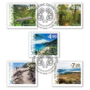 2024 Scenic Definitives Set of Cancelled Stamps | NZ Post Collectables