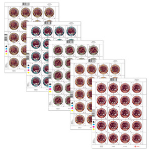2025 Round Kiwi Set of Stamp Sheets | NZ Post Collectables