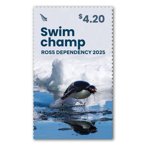 Ross Dependency Penguins $4.20 Stamp | NZ Post Collectables