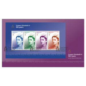 Queen Elizabeth II 100 Years Miniature Sheet First Day Cover | NZ Post Collectables