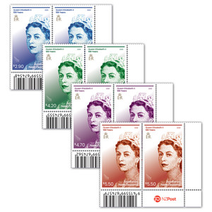Queen Elizabeth II 100 Years Set of Logo Blocks | NZ Post Collectables