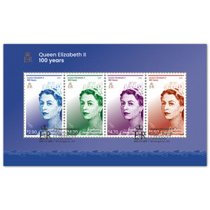Queen Elizabeth II 100 Years Cancelled Miniature Sheet | NZ Post Collectables
