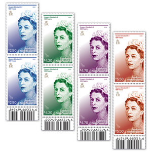 Queen Elizabeth II 100 Years Set of Barcode A Blocks | NZ Post Collectables