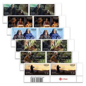 Hunt for the Wilderpeople Set of Logo Blocks | NZ Post Collectables