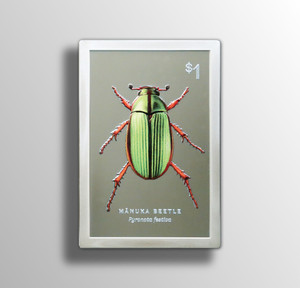 2026 Manuka Beetle 2oz Silver Proof Coin | NZ Post Collectables