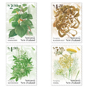 Foraging Set of Mint Stamps | NZ Post Collectables