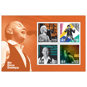 Sir Dave Dobbyn Mint Miniature Sheet | NZ Post Collectables