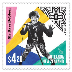 Sir Dave Dobbyn $4.20 Stamp | NZ Post Collectables