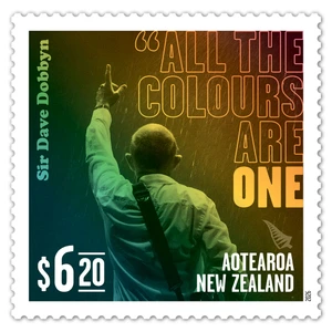 Sir Dave Dobbyn $6.20 Stamp | NZ Post Collectables