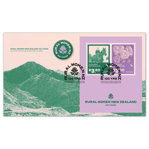 Rural Women New Zealand 100 Years Miniature Sheet First Day Cover | NZ Post Collectables